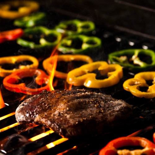 Grilled steaks from Cafe Homestead